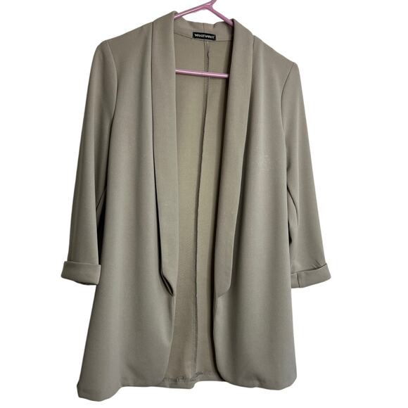 S Wearever Blazer Gray Womens - Picture 1 of 10